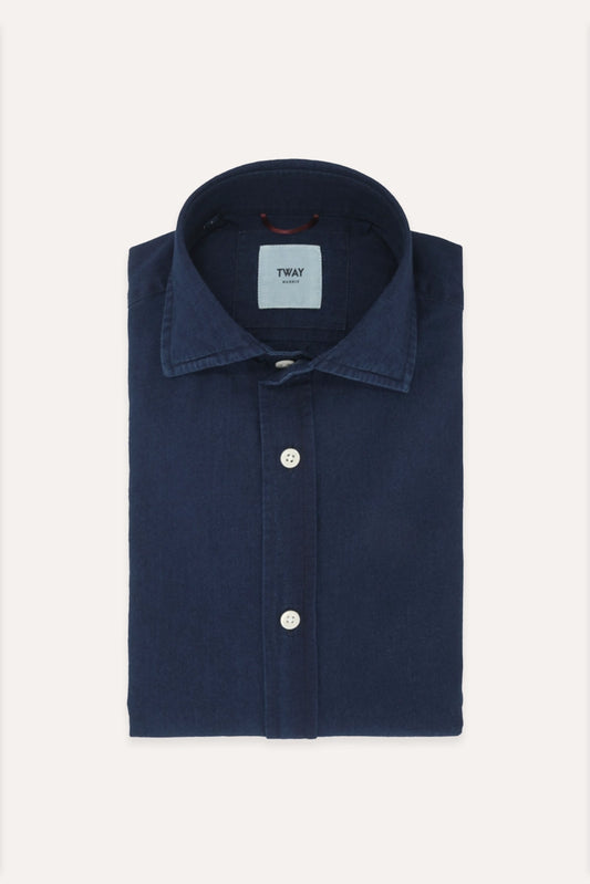 CAMISA AZUL MARINO