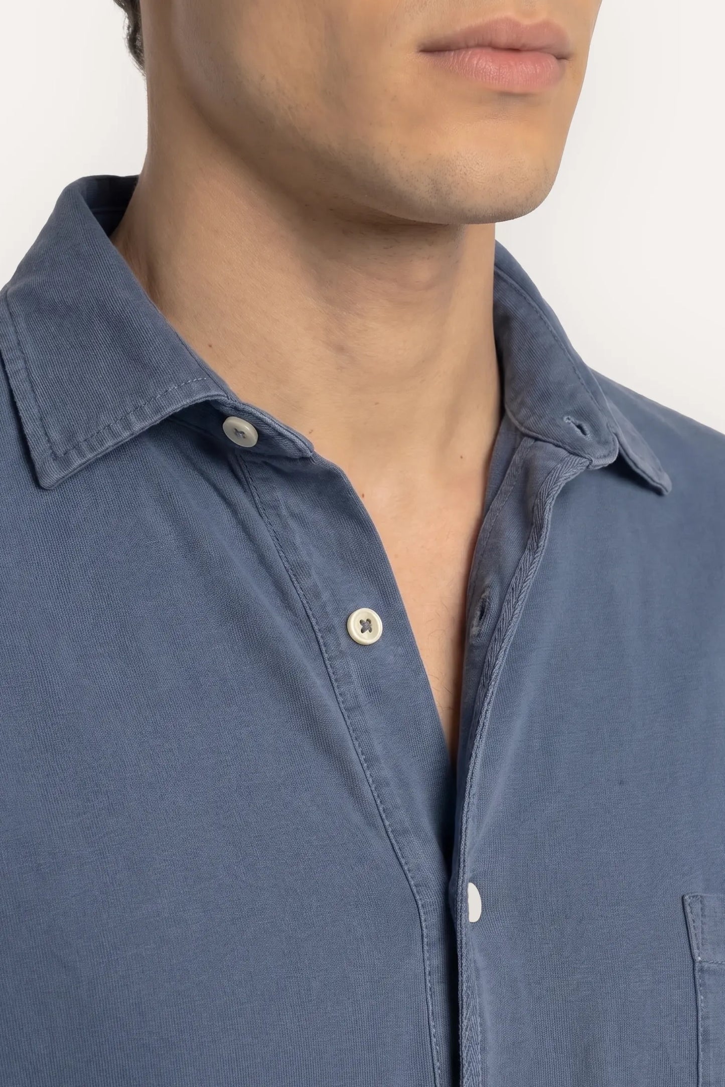 CAMISA JERSEY AZUL