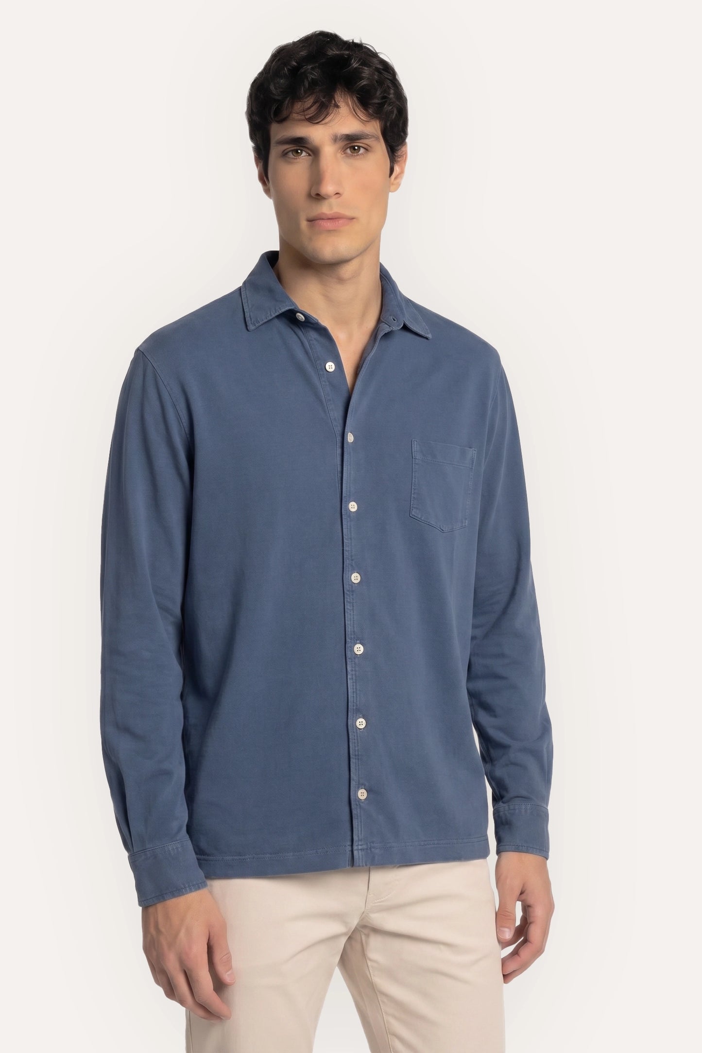 CAMISA JERSEY AZUL