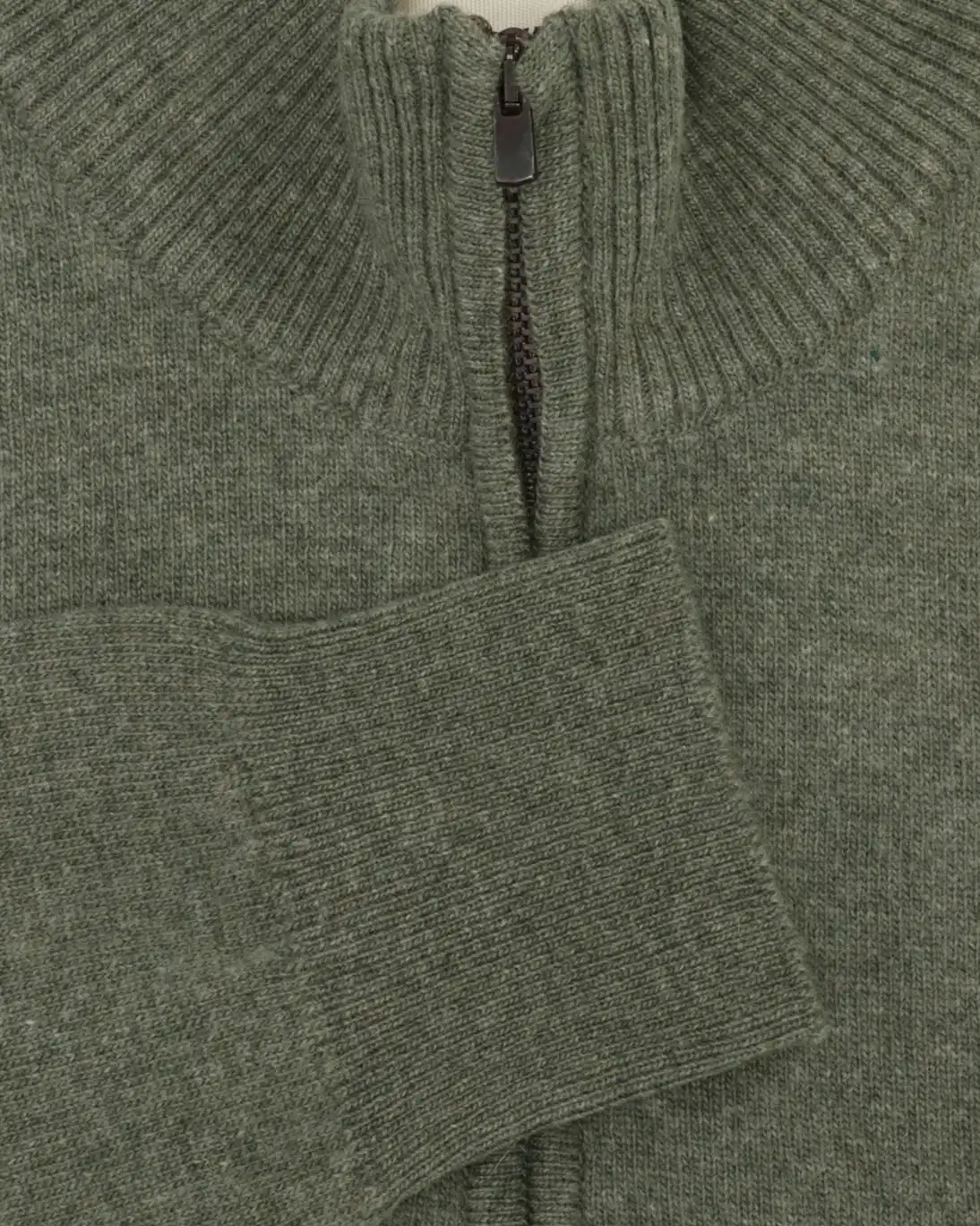 JERSEY SEMI CREMALLERA VERDE