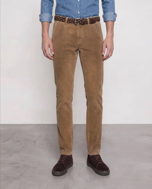 PANTALON CHINO PANA MARRÓN