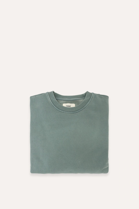 SUDADERA CUELLO CAJA VERDE