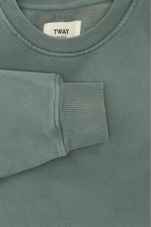 SUDADERA CUELLO CAJA VERDE