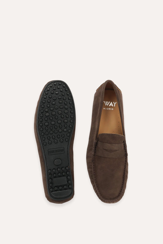 MOCASINES SERRAJE MARRÓN TWAY