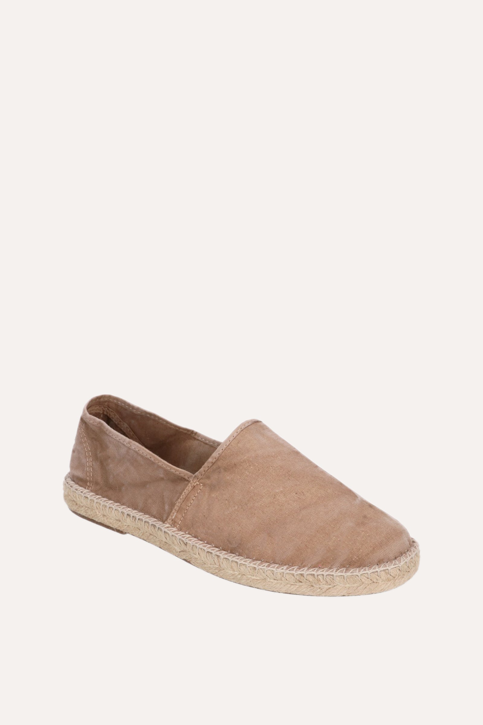 alpargata loneta beige desgastada natural world tway