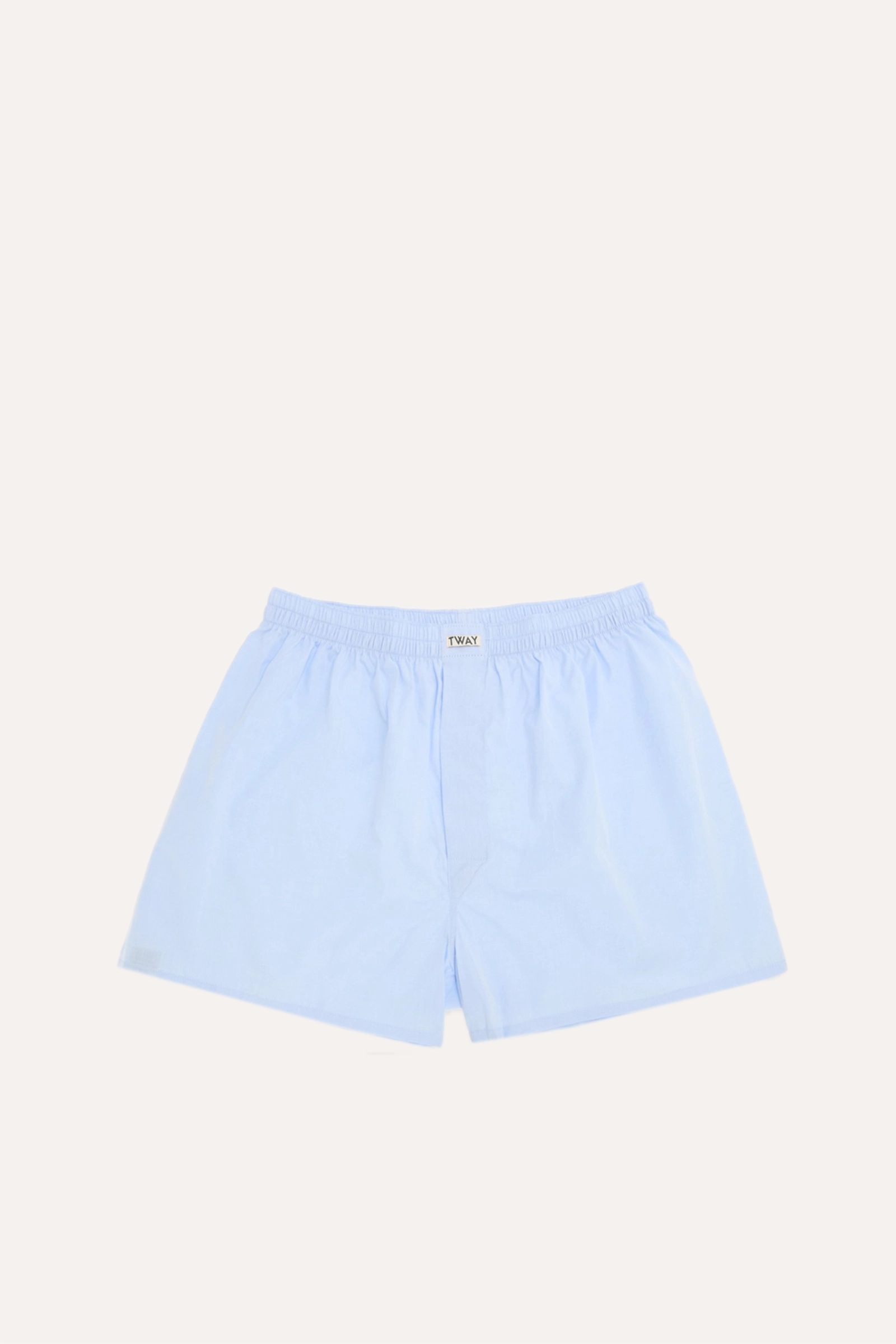 CALZONCILLOS BLANCOS CON CUADROS AZULES BÓXER